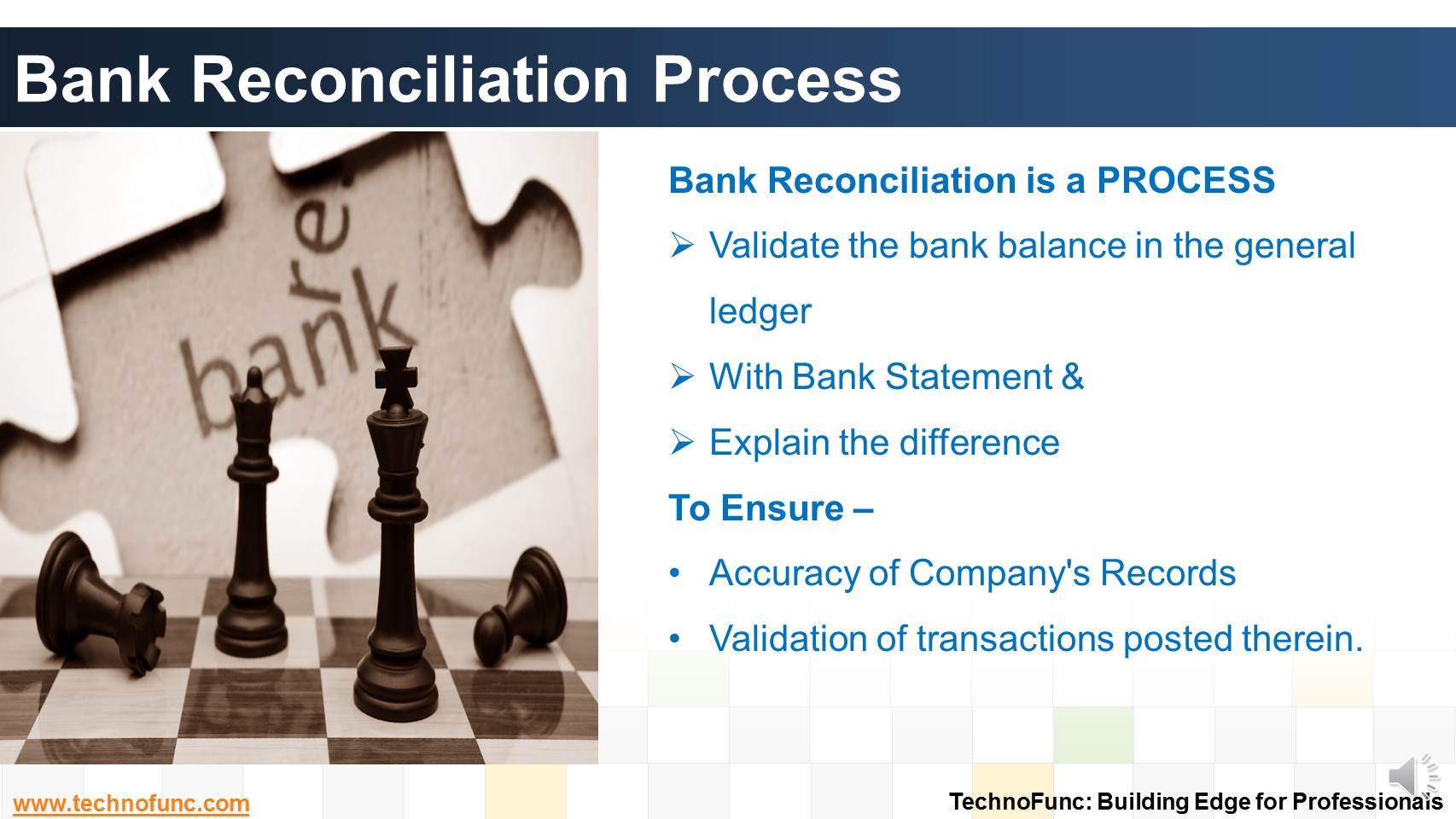 TechnoFunc - Bank Reconciliation Process